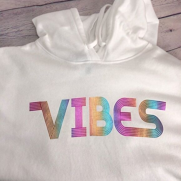 REBELLIOUS ONE Graphic Print Hoodie Sz. Medium - Picture 5 of 10